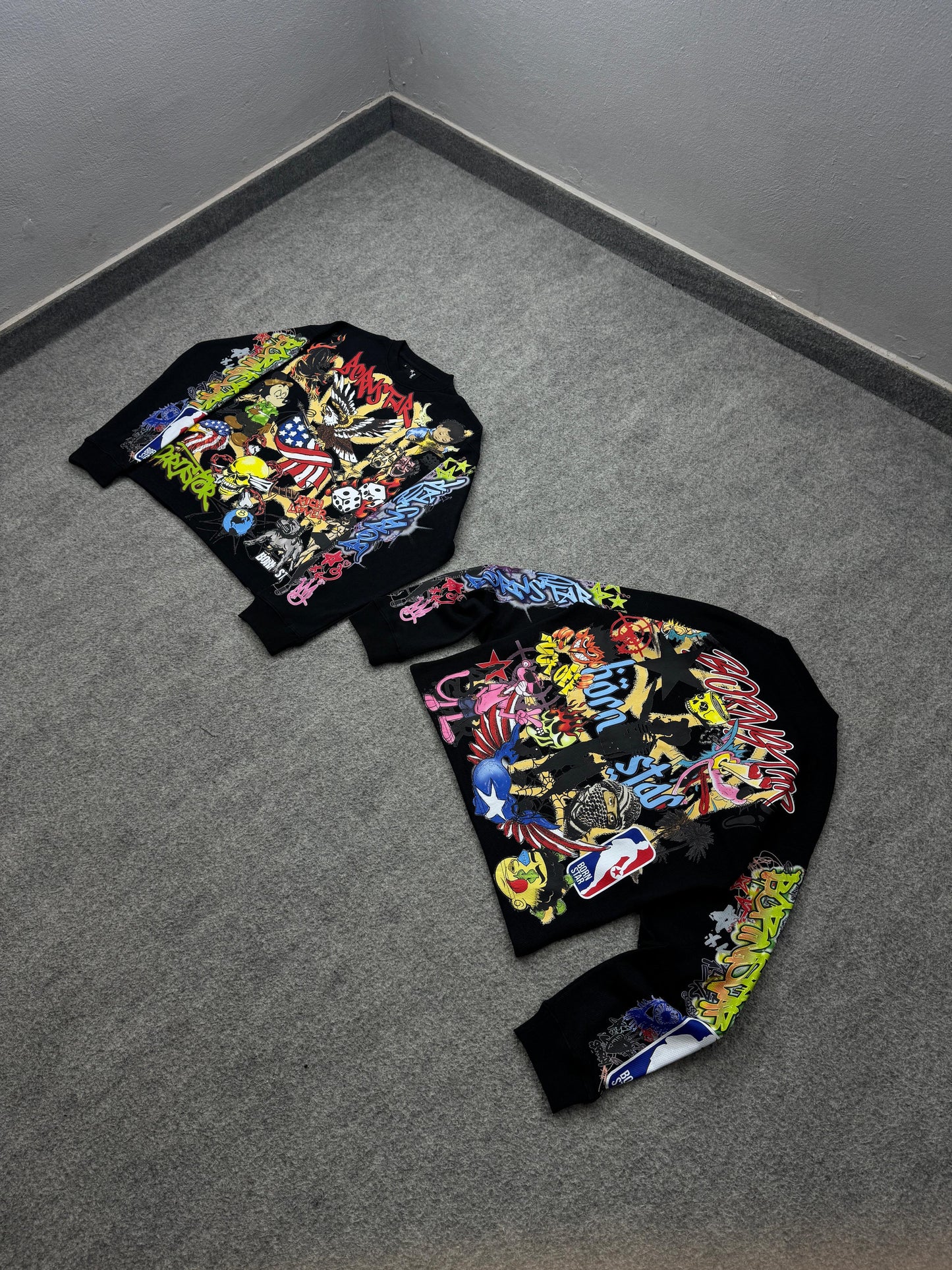 “Stars Are Art” Black Thermal Long Sleeve