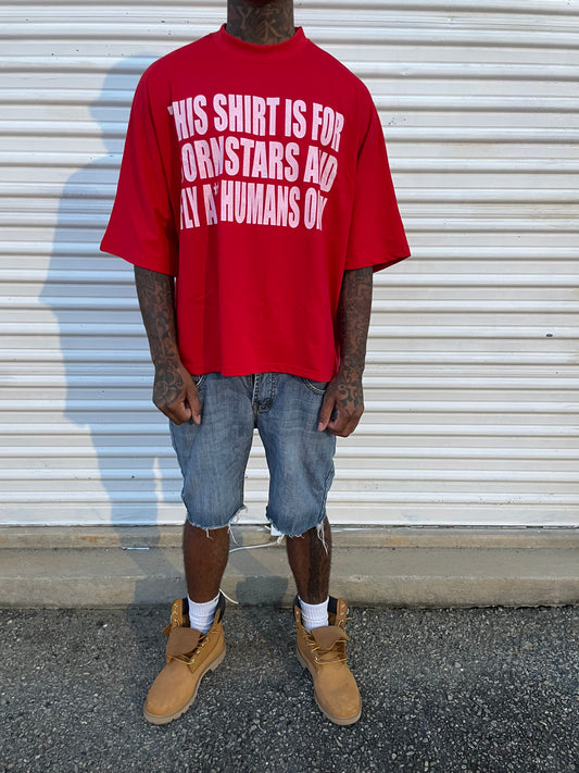 “Fly Stars and Humans Only” Oversized Tee